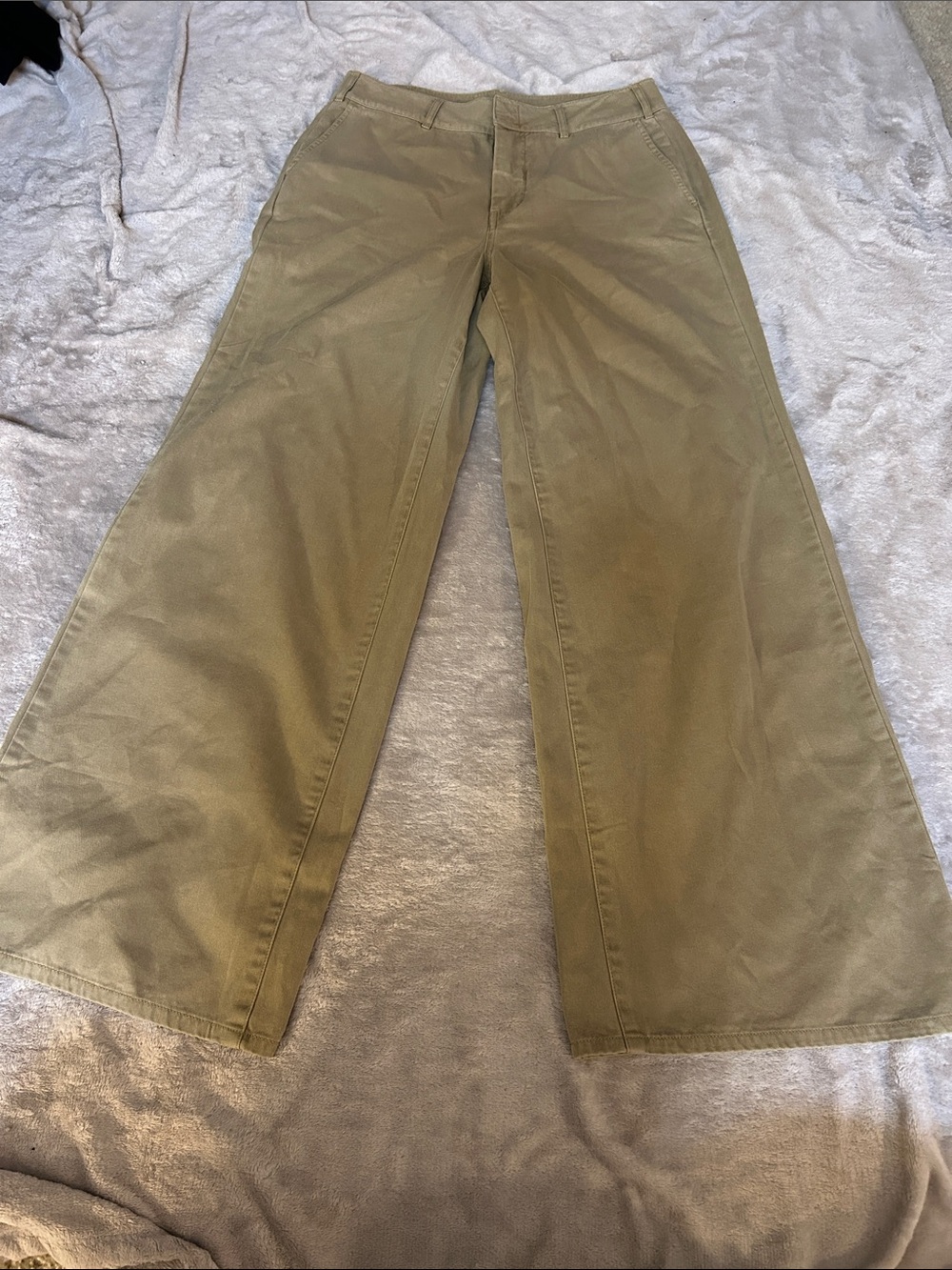 Good American good skate wide leg trouser